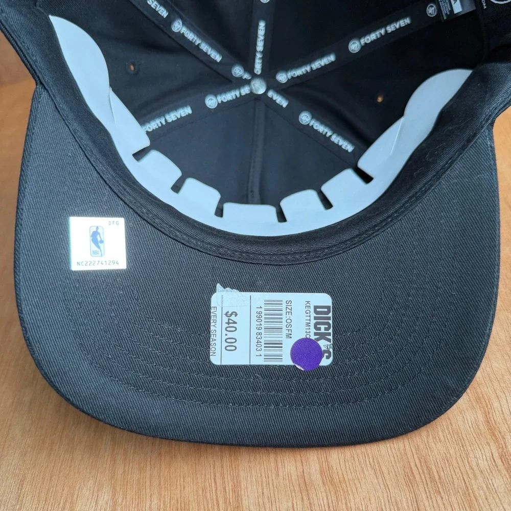 Milwaukee Bucks Snapback Hat Black NBA OSFM cap streetwear basketball trucker